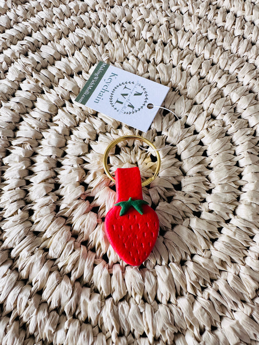 Full Strawberry Keychain