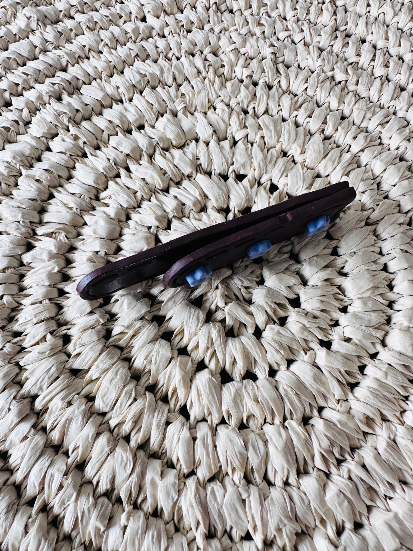 Brown & Purple Flower Small Bookmark