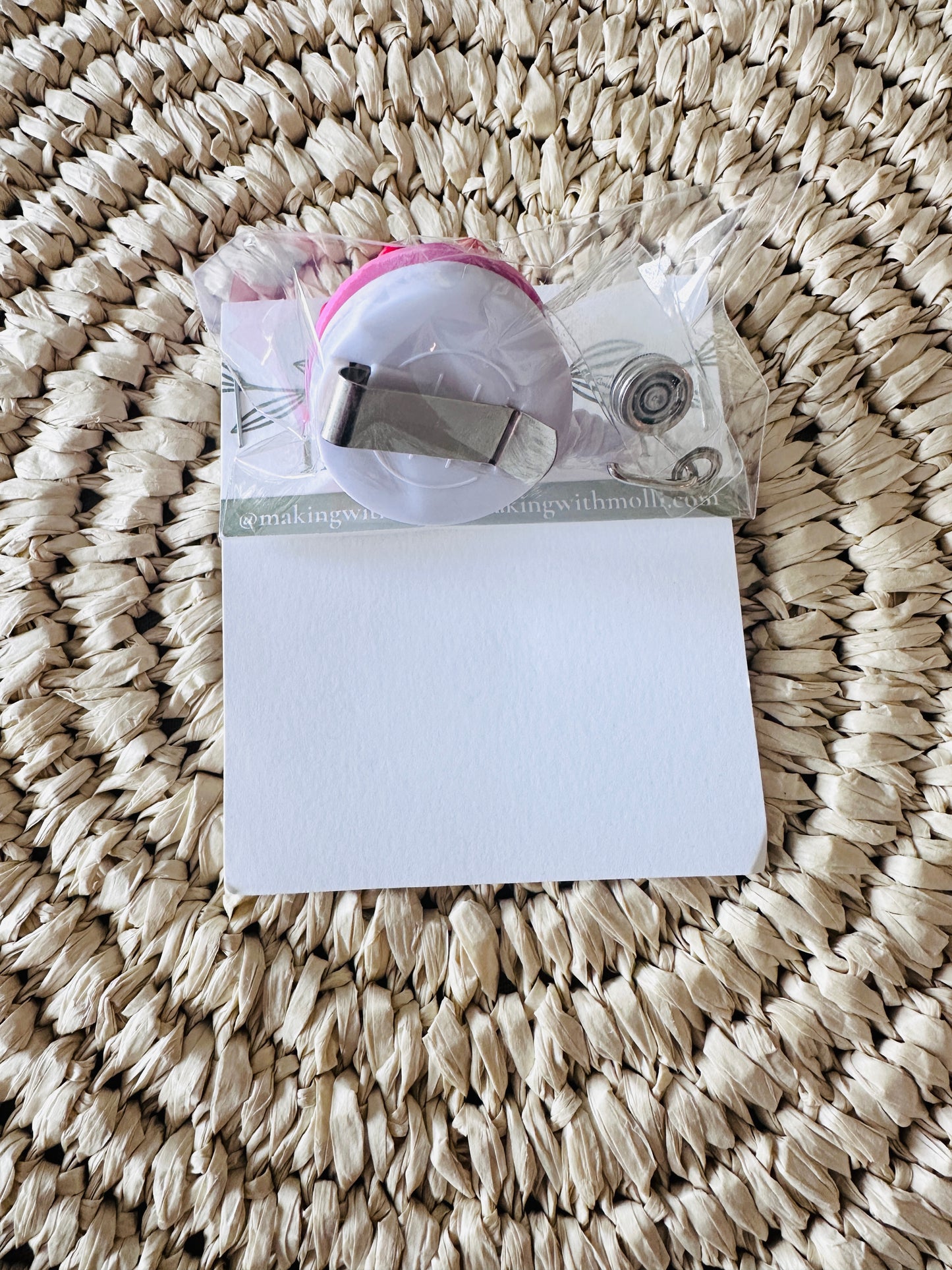 Teddy Bear ID Badge Reel