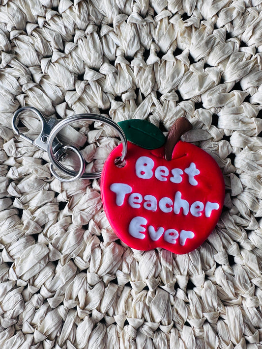 Best Teacher Ever Keychain