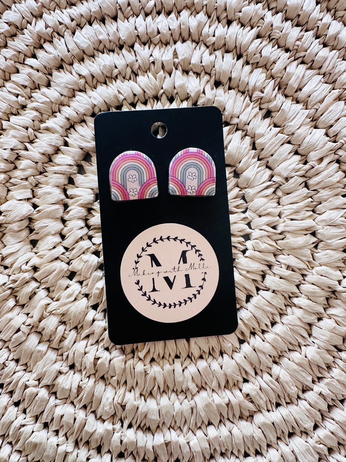 Rainbow & Flower Studs