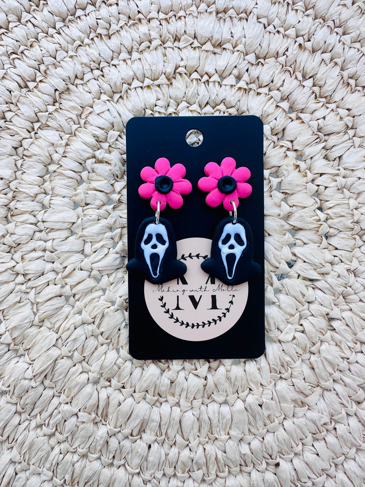 Ghostface Flower Dangles