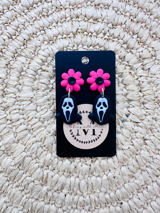 Ghostface Flower Dangles